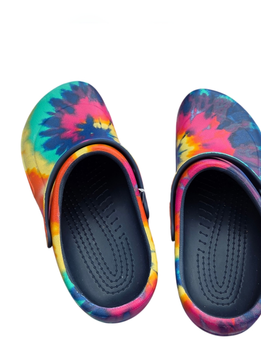 CROCS - NEW Men's Tie Dye Bistro Graphic Clogs Slip-Resistant - Picture 3 of 8